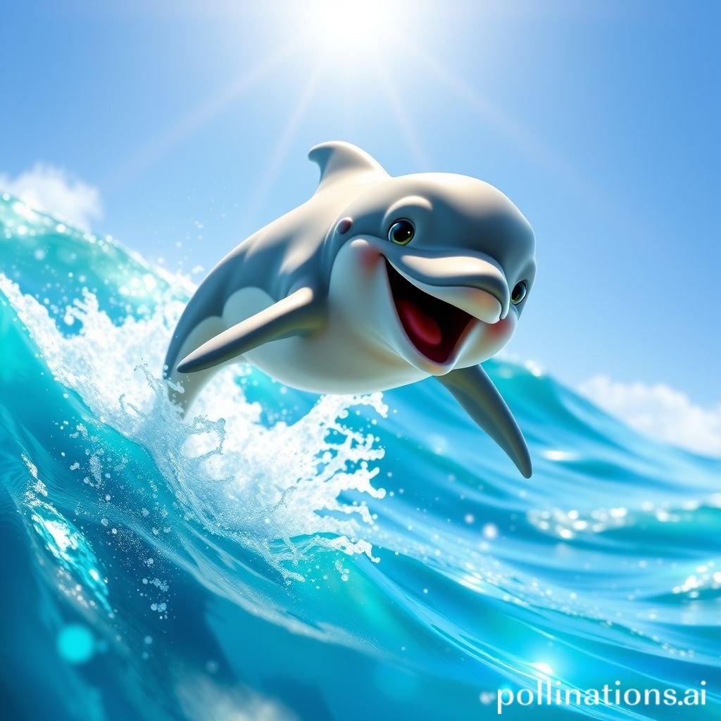 Imagen de delfín (estilo Estilo Pixar)